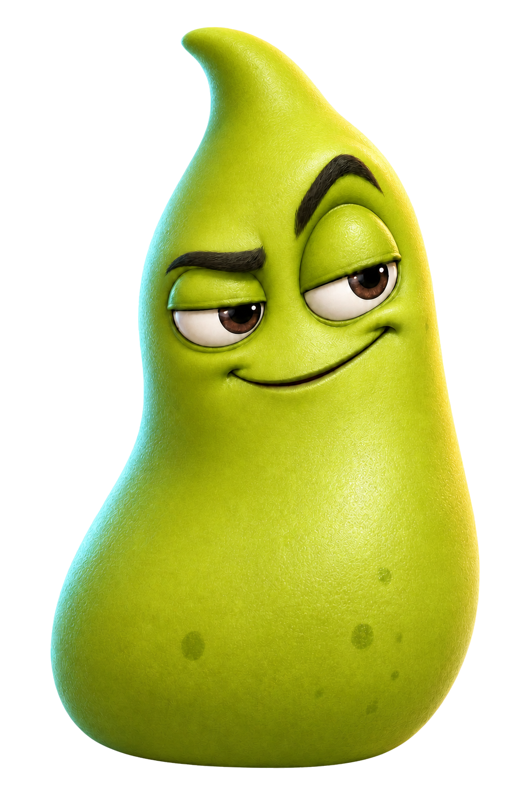 Joy, the green Shake and Scream character